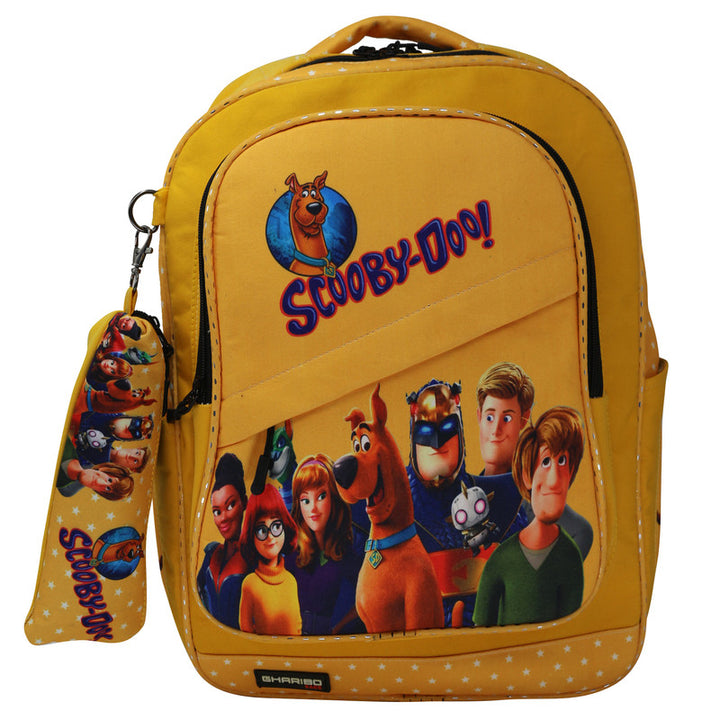 School backpack model 14 scoby-doo! yellow