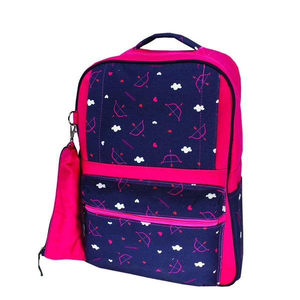 School backpack model 23 Arrows pink