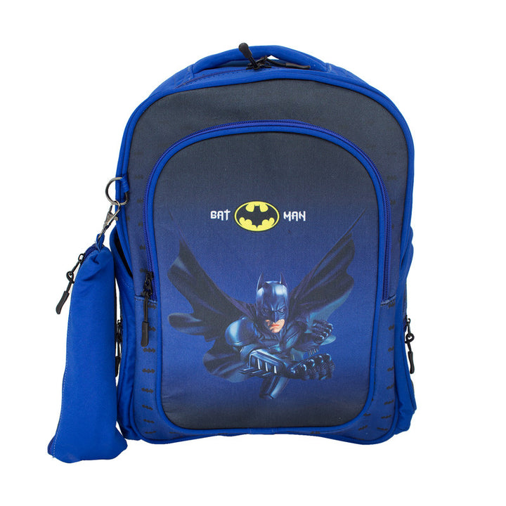 School backpack model 13 BatMan1 blue