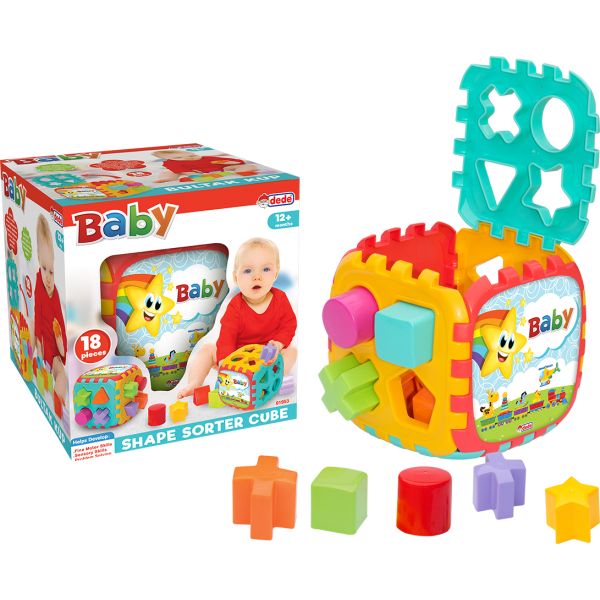 Dede Shape Sorter Cube - 22 Pieces