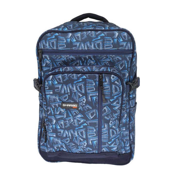 School backpack model 31 Letters blue