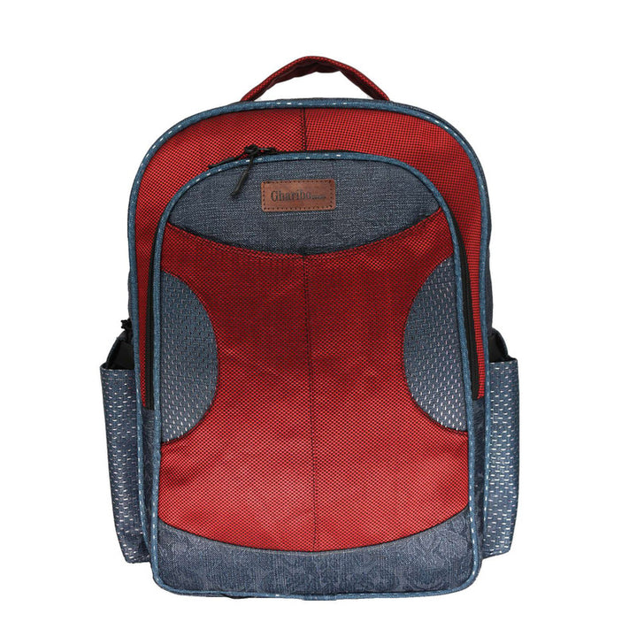 School backpack model 25 Sky red