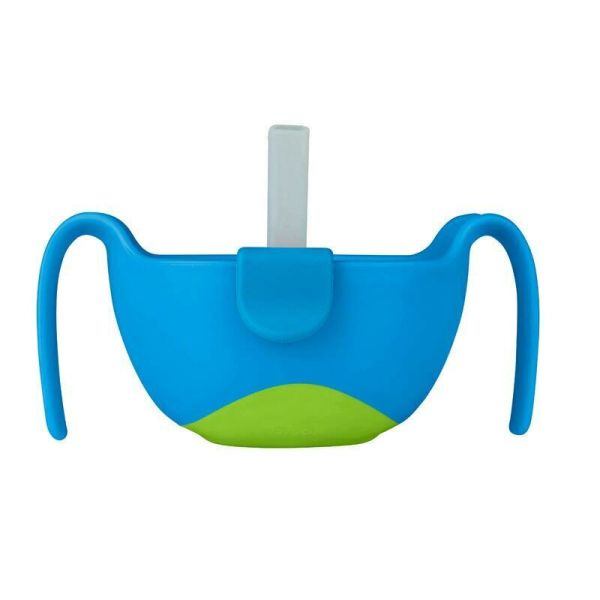 B.Box Bowl And Straw Ocean Breeze | Blue Green