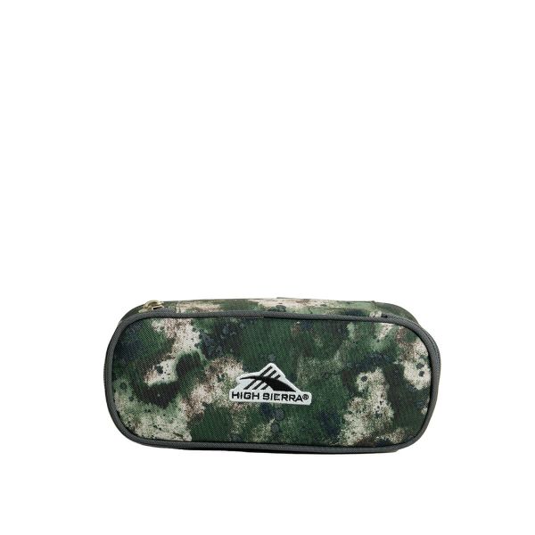 Camo Pencil Case | Olive Black