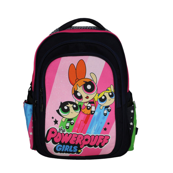 School backpack model 10 powerpuff girls blue