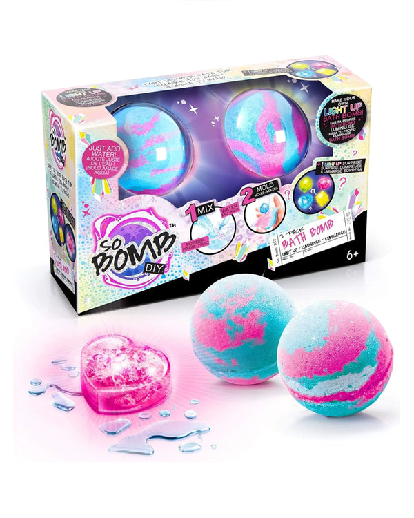 So Bomb Light Up Bath Bomb 2 Pack