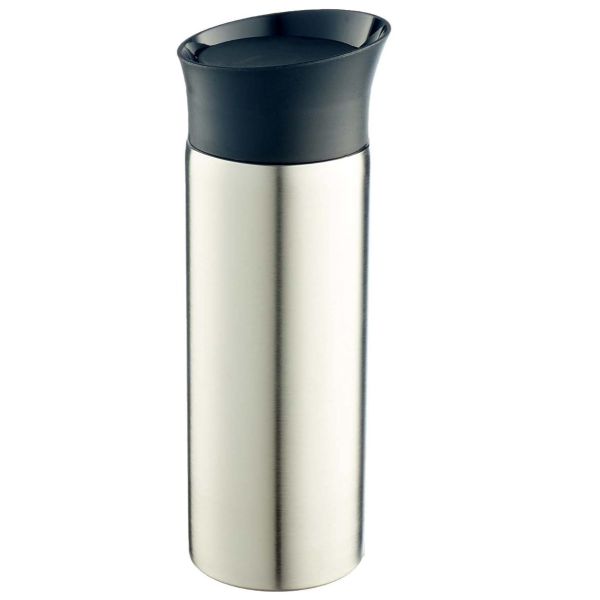 Zinnia Stainless Steel Bottle 380 Ml | Silver