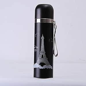 Vacuum Insulated Stainless Steel Thermos Eiffel 500Ml | Black