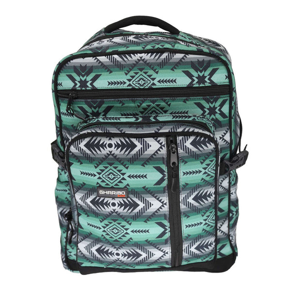 School backpack model 31 Arrows green