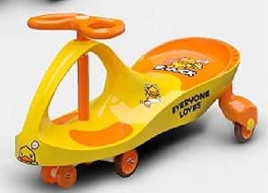 Ride On Swing Magic Car For Kids Strongest Smoothest Twister Free Wheel | Yellow