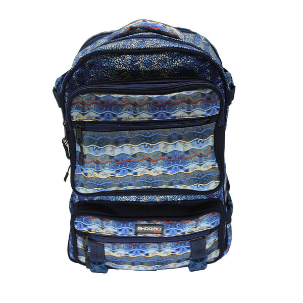 School backpack model 34 Mosaic blue