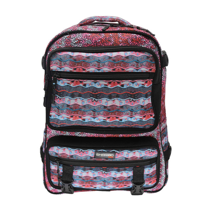 School backpack model 34 Mosaic brown