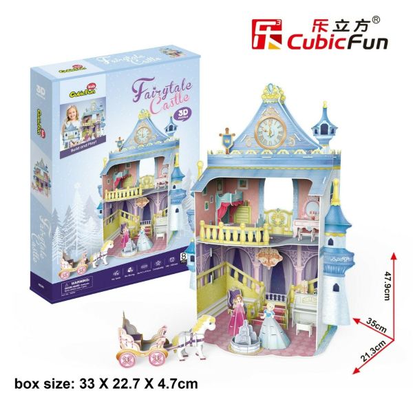 Cubic Fun 3D Puzzle Fairytale Castle Shape - 81 Pcs