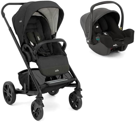 Joie Chrome Travel System Ember Travel System, Black