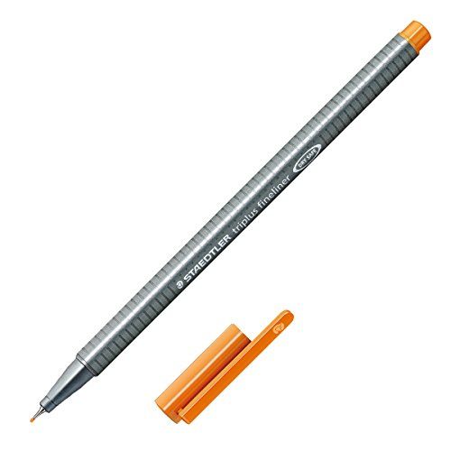 <p> 
The Staedtler Triplus Fineliner No.334-7 Pen is a lightweight, slim and ergonomically designed pen made in Germany. Featuring a superfine 0.3mm metal-clad tip, this pen will allow you to write with precision and accuracy. The Hexagonal-shaped barrel provides a comfortable grip and fatigue-free writing, while the dry-safe feature allows the pen to be left uncapped for a few days without the ink drying out. This pen is also acid-free, making it safe to use and suitable for a variety of writing tasks. Whe