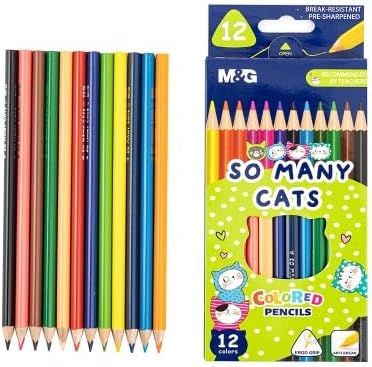 M&G Chenguang Wooden Colors Pencil With So Many Cat Shape