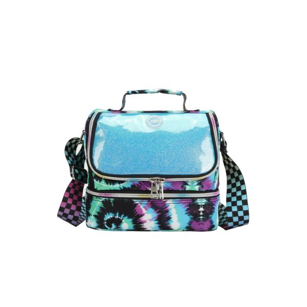 Cubs Dazzle Tie Dye Lunch Bag | Blue Purple