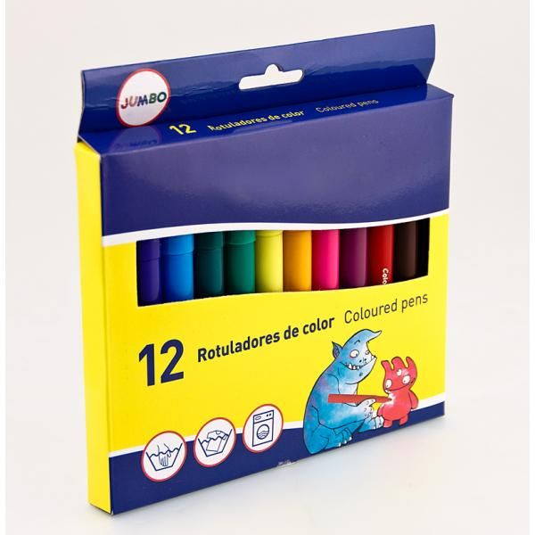 Molin Felt Tip Pens Coloring - 12 Pcs