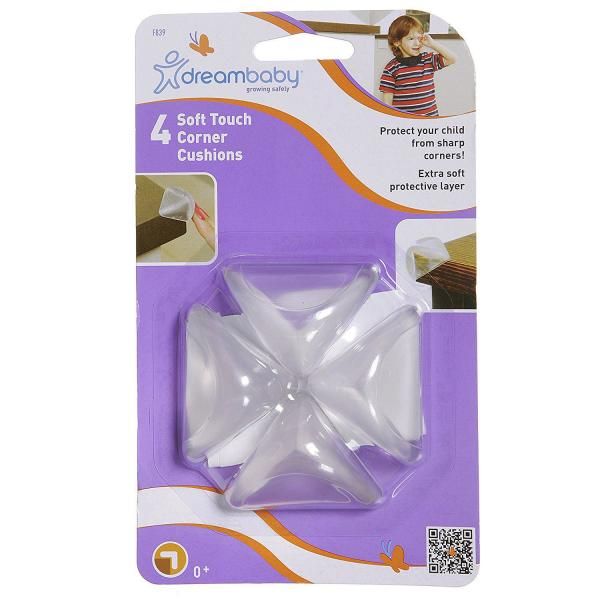 Dreambaby Soft Touch 2 Layer Corner Cushion 4 Pack