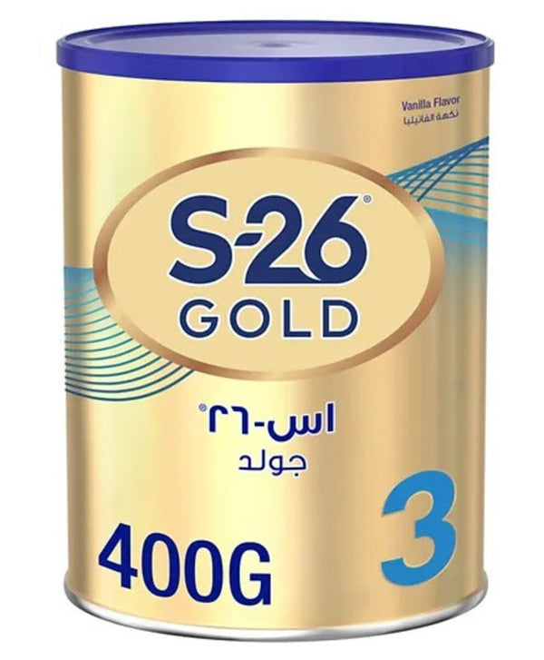 Wyeth S-26 Gold Stage 3 Infant Formula Milk 1 To 3 Years - 400 G