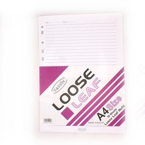 <p>

Lozelef YASSIN Lined Paper Pack is the perfect choice for all your office and school needs. This pack contains 50 sheets of lined paper that is made from high quality paper, making it durable and perfect for everyday use. The lines are evenly spaced, making it easy to write and read. It is suitable for taking notes, writing essays, jotting down thoughts, or drawing diagrams. The paper is also acid free and fade resistant, so your notes will last for a long time. This paper pack is perfect for students 