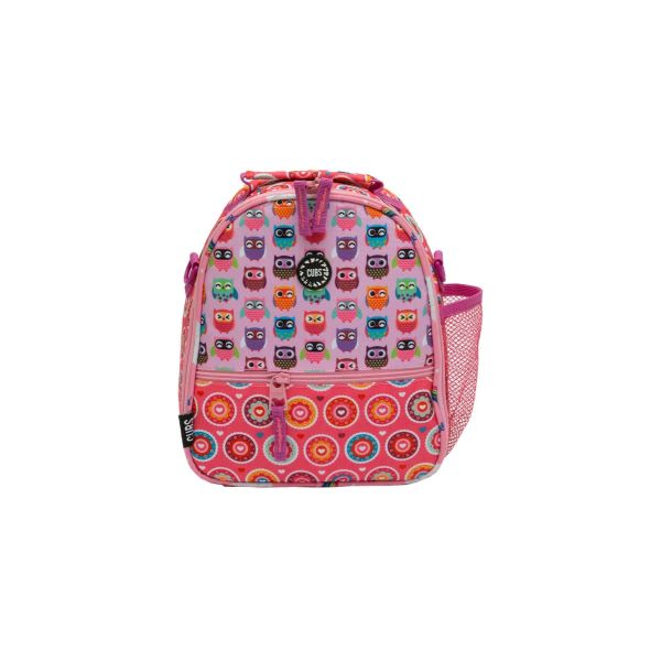 Cubs Happy Owls Lunch Bag | Pink