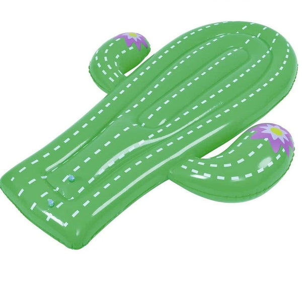 <p>

Add some fun to your pool or beach time with this Jilong Sunclub Inflatable Cactus-Shape Pool Airbed. The perfect accessory for your summer, this colorful and unique airbed will bring a smile to your face. Made of high quality, resilient vinyl, this airbed is designed to withstand the toughest of pool or beach conditions. The airbed comes complete with a repair kit for those occasional accidents. Its dimensions are 172 cm x 118 cm x 18 cm, and it can support up to 100 kg. Featuring two air chambers for