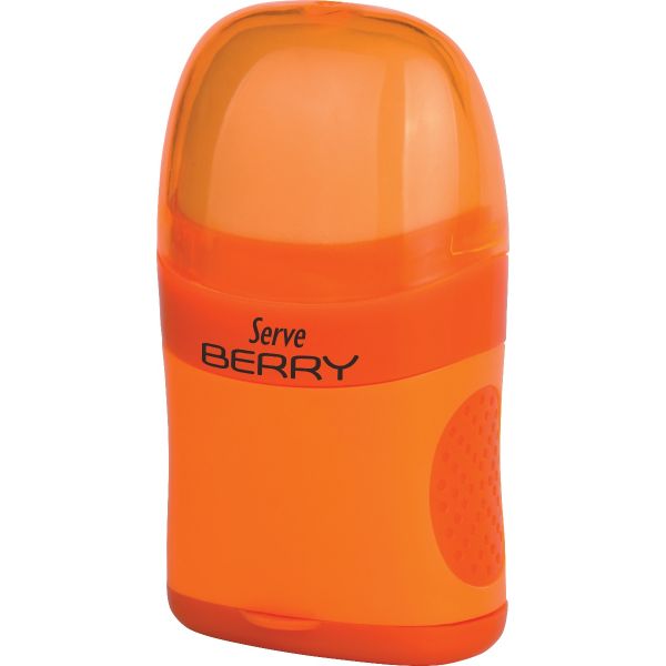 Serve Berry Eraser Sharpener | Orange