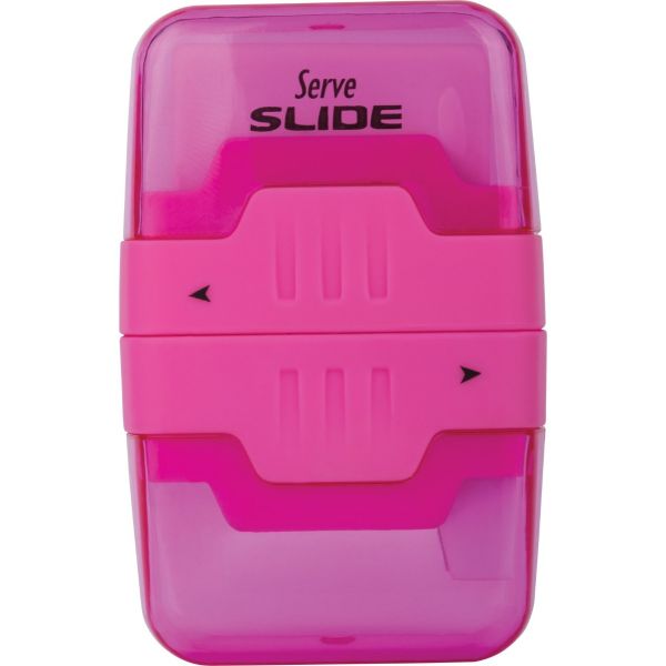 Serve 2 In 1 Eraser And Sharpener | Pink