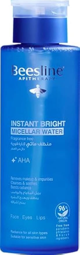 Beesline 5In1 Instant Bright Micellar Water For Oily Skin Makeup Remover - 400Ml