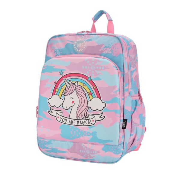 Cubs Unicorn Camo Backpack | Blue Pink