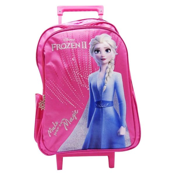 Frozen Trolley Bag 18 Inch | Pink Blue