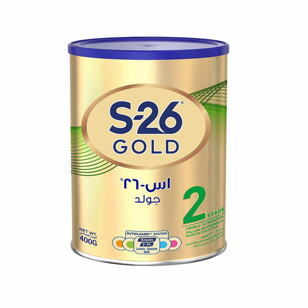 Wyeth S-26 Gold Stage 2 Infant Formula Milk 6 To 12 Months - 400 G