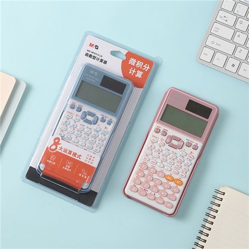 <p>

The M&G Chenguang Calculus Function Calculator Student Office - No:ADG981B5 is the perfect choice for students of all levels. This high quality calculator is made of durable materials and comes in pink and blue colors. It features a 14 digit display, dual power supply, and a product size of 165x80x15mm. The calculator is equipped with hundreds of computing functions, sensitive buttons, and a sliding protective shell. It has a streamlined body design that is both beautiful and practical.

The parameter 