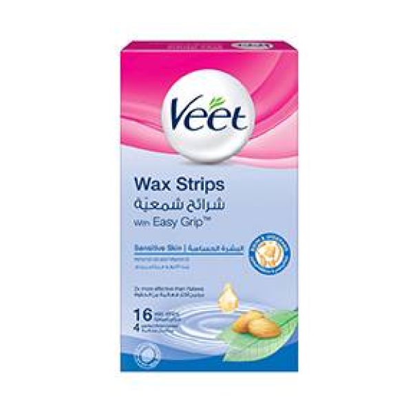 Veet Wax Strips Bikini & Under Arm Sens Skin 16S