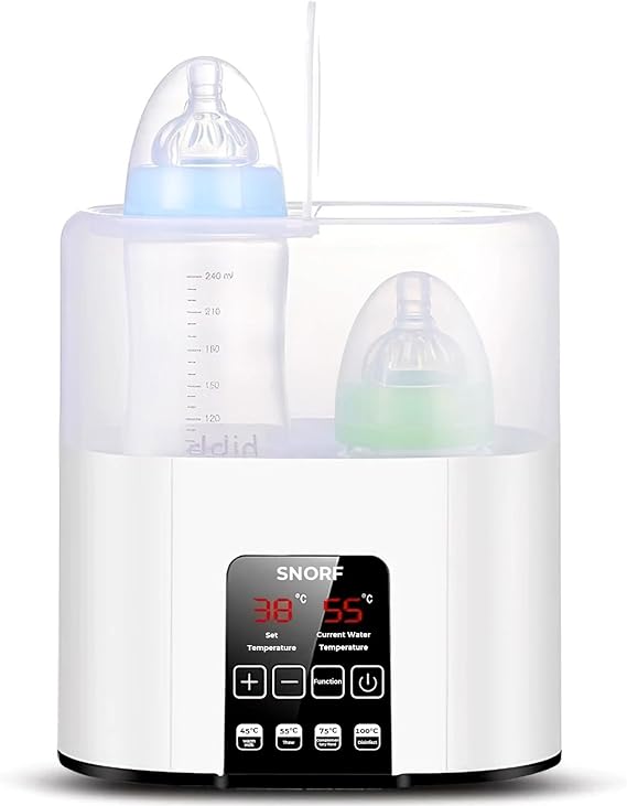 SNORF Baby Bottle Warmer – 5-in-1 Multi-Function Baby Bottle Heater for Portable Baby