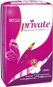 Private Maxi Pocket Night 24 Pads