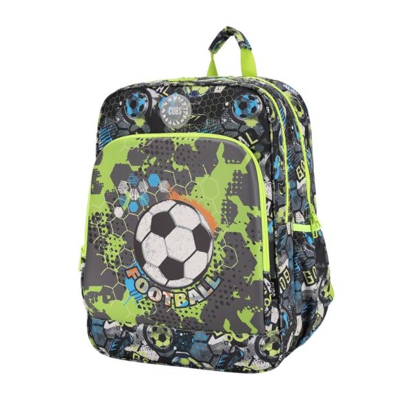 Cubs Football Blue Backpack | Grey Green