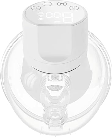 MEDITIVE Wearable Breast Pump Wireless Pump with Comfortable 3 Modes & 9 Levels Hands Free Electric Pump