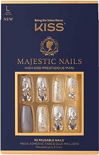 Kiss Majestic Nails- Sparkle /5496