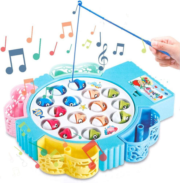 Magnetic Fishing Toy Game With Inflatable Pool Magnetic Fishing Toy