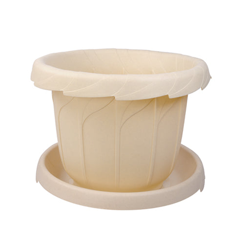 Romanian Plant Pot 35cm Beige