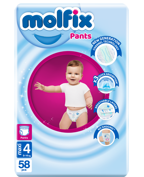 Couches-culottes Pampers Premium Protection Pants Taille 6 - 58 couches