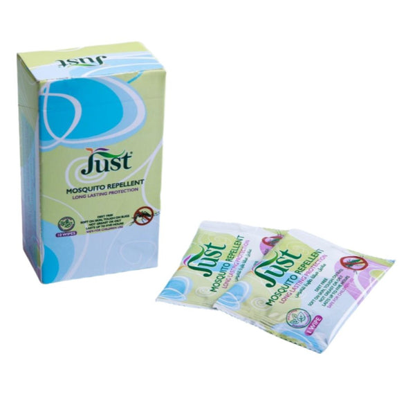 Just Mosquito Repellent Wipes - 10 Pcs