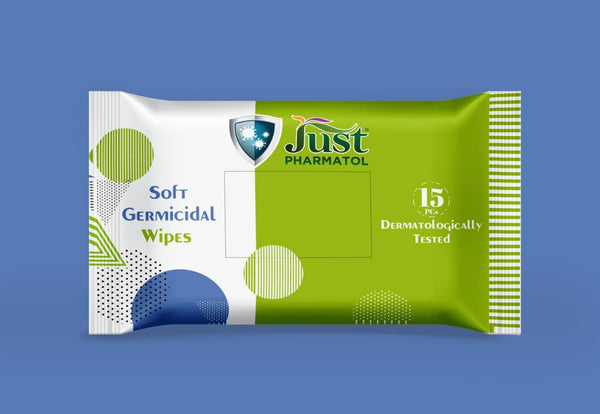 Just Pharmatol Germicidal Wipes - 15 Pcs