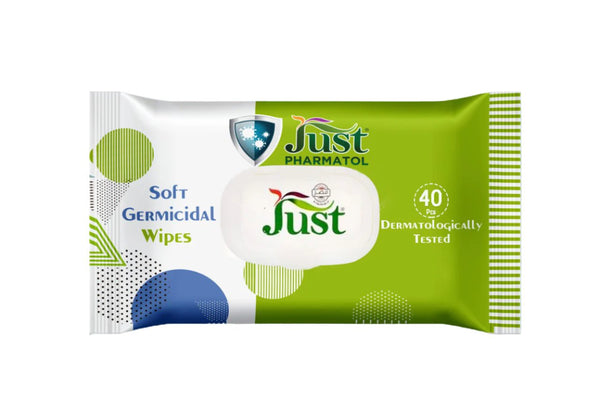 Just Pharmatol Germicidal Wipes - 40 Pcs