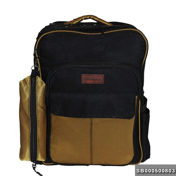 School backpack model 5 Brilliant colors yellow