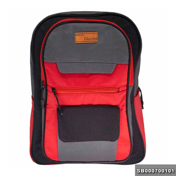 School backpack model 7 red