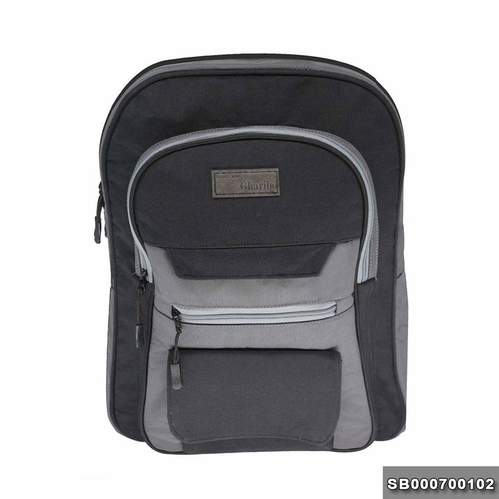 School backpack model 7 gray