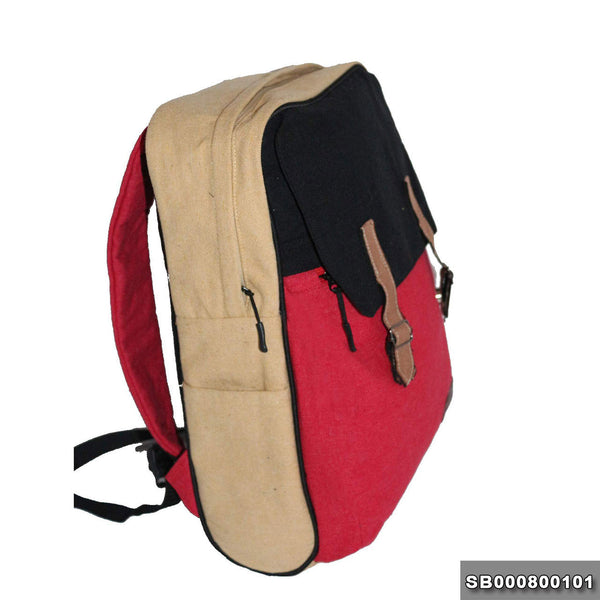 School backpack model 8 red